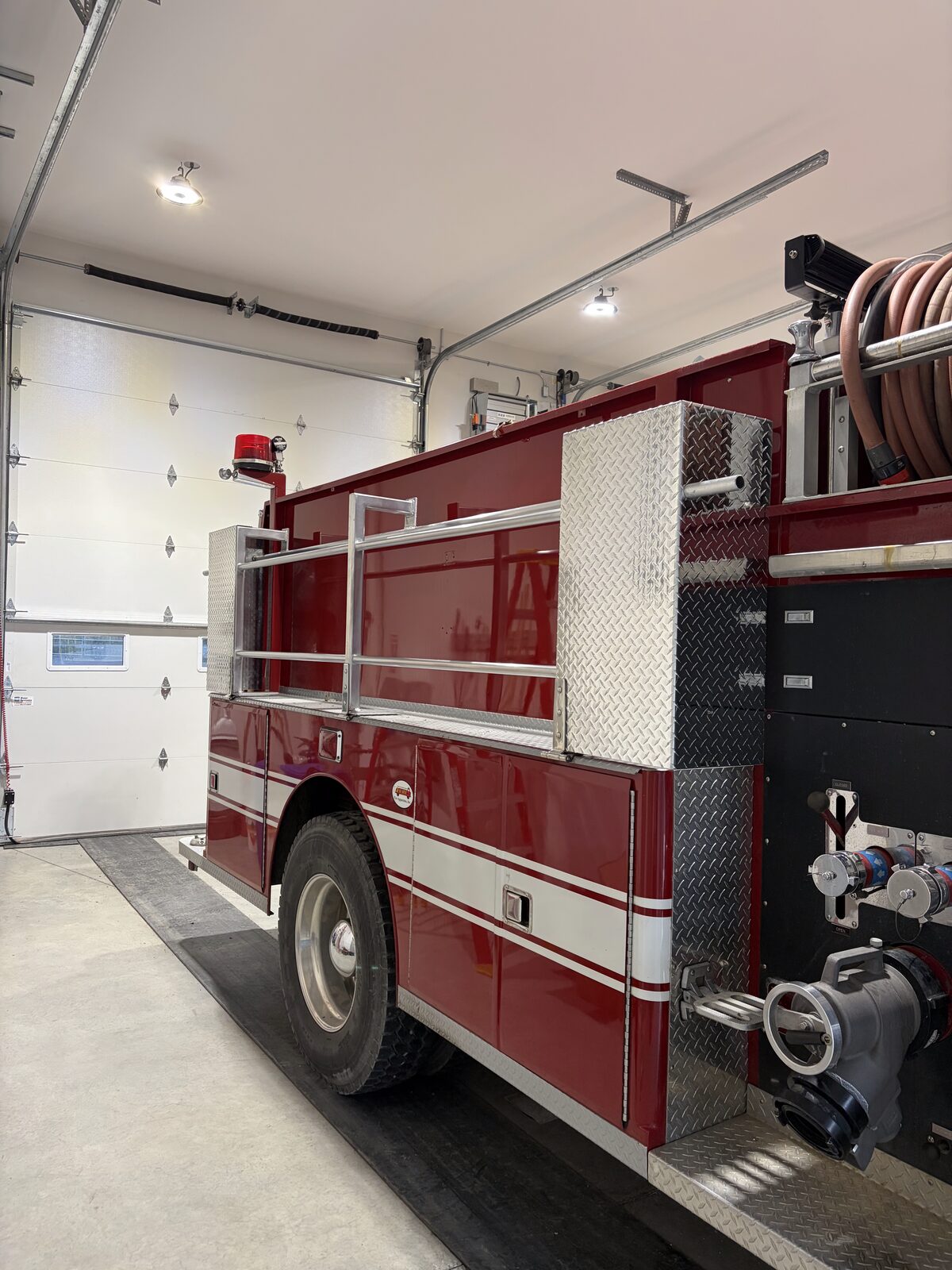 Fire Tender Bladder Rack